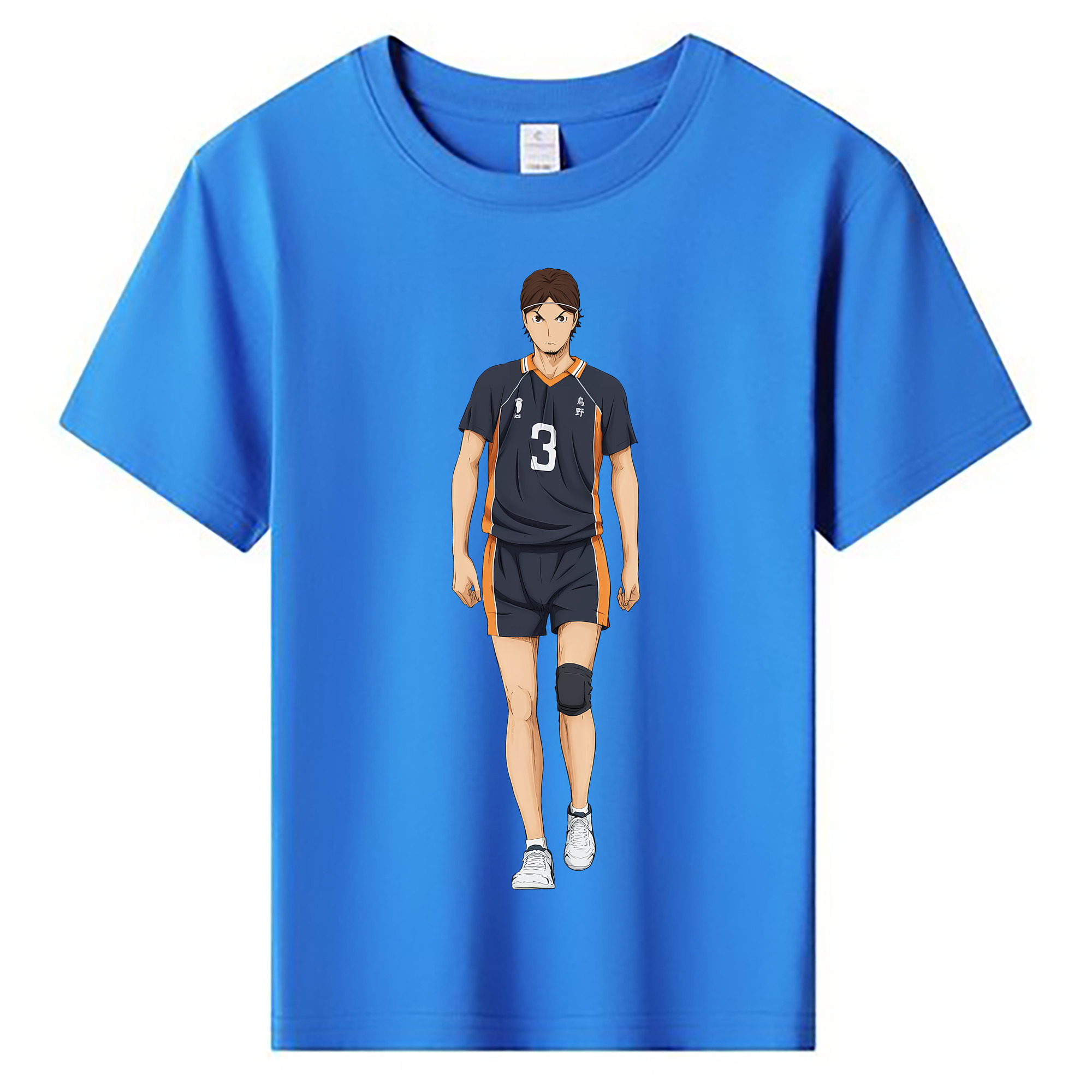 （画像用） ハイキュー!! Haikyu!! 綿100％キッズTシャツ（フロントプリント）